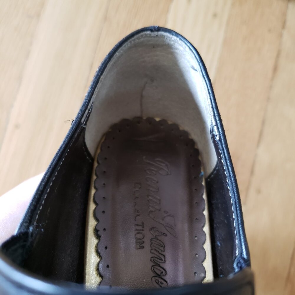 RARE Korean Black Platform Loafers | Deadstock K-Style | BRAND NEW Size 7 - Picture 7 of 9